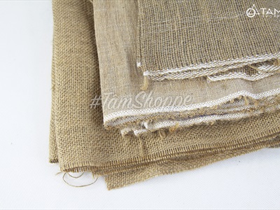 Vải bố decor Vintage khổ 60cm (bán theo 1 mét tới) PK-VAI-04