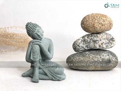 Viên đá cuội tự nhiên Decor - chặn giấy - kỳ lưng VDTC-SOIDA-01