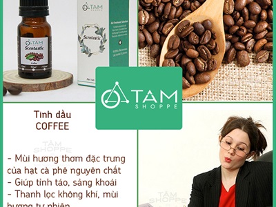 Tinh dầu Cafe nguyên chất SCENTASTIC