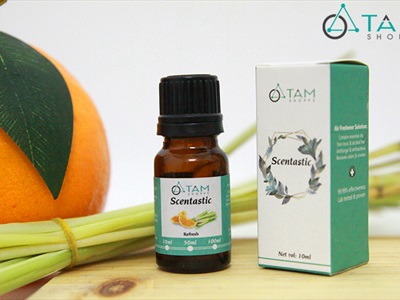 Tinh dầu Sả Cam nguyên chất Refresh Scentastic